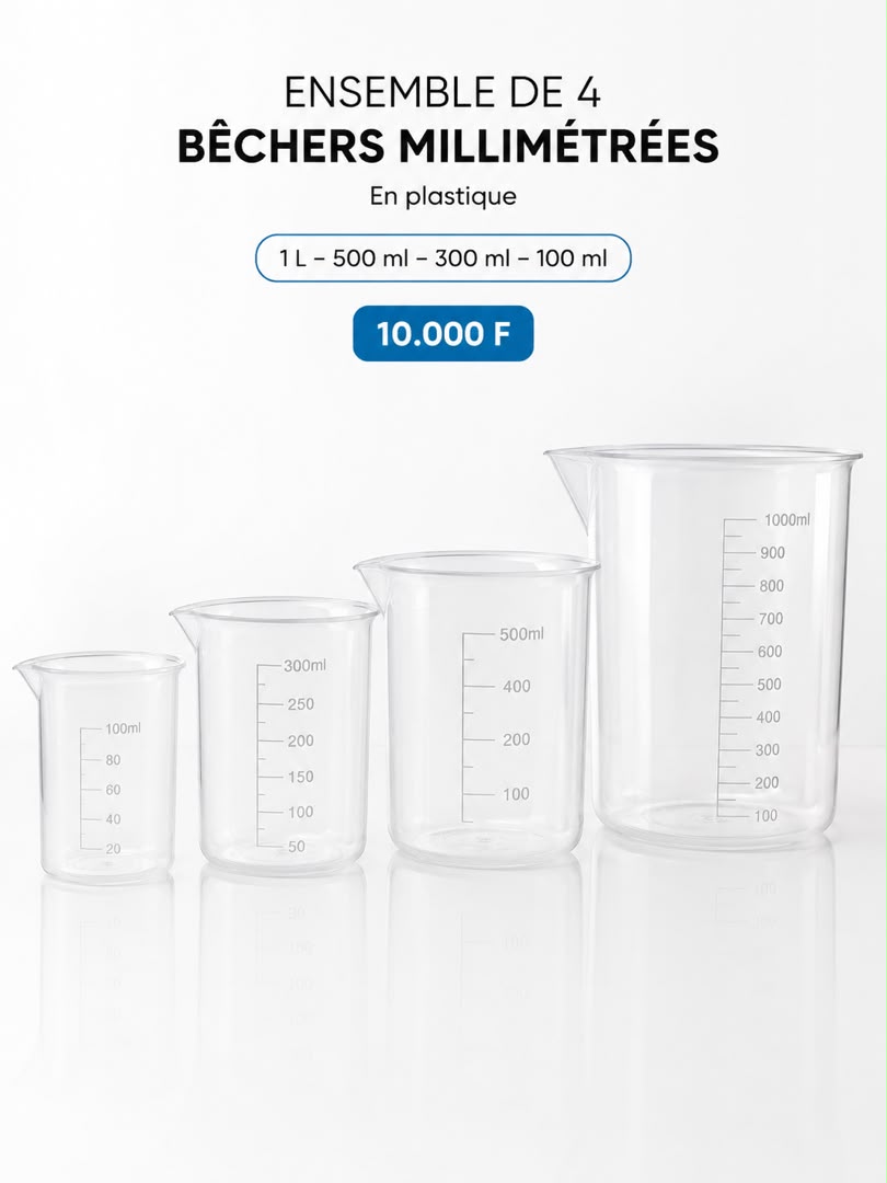 Bechers millimétrées